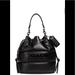 Coach Bags | Coach Field Black Leather Bucket Bag | Color: Black | Size: Medium