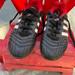 Adidas Shoes | Adidas Cleets Size 3.5 | Color: Black/Red | Size: 3.5bb