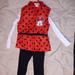 Disney Matching Sets | Cute Two Piece Set | Color: Black/Red | Size: 5tg