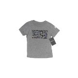 FLOW SOCIETY Short Sleeve T-Shirt: Gray Color Block Tops - Kids Boy's Size X-Small