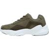 Sneaker ATHLECIA "CHUNKY Leather Trainers", Gr. 36, weiß (olivgrün, weiß), Leder, casual, Schuhe, im sportlichen Style