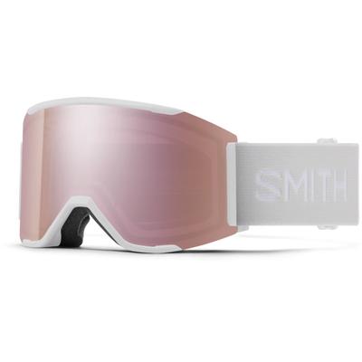 Smith Squad Mag Low Bridge Fit Googles ChromaPop Everyday Rose Gold Mirror White Vapor M007570OZ99M5