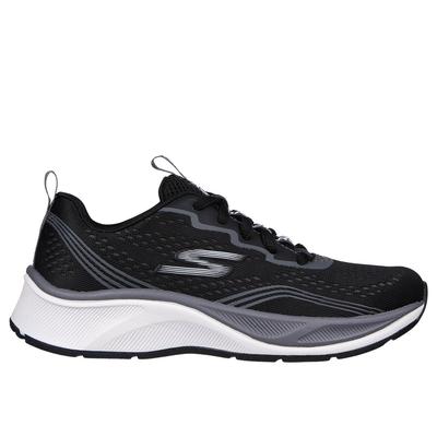 Skechers Boy's Elite Sport - Push-Pace Sneaker | Size 5.0 | Black/Charcoal | Textile/Synthetic | Machine Washable