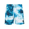 Badeshorts URBAN CLASSICS "Herren Pattern Swim Shorts" Gr. 4XL, US-Größen, blau (pool aop) Herren Badehosen Badeshorts