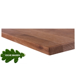 pemora Tischplatte Gastronomie Eiche massiv 60 x 60 cm – 26 mm stark