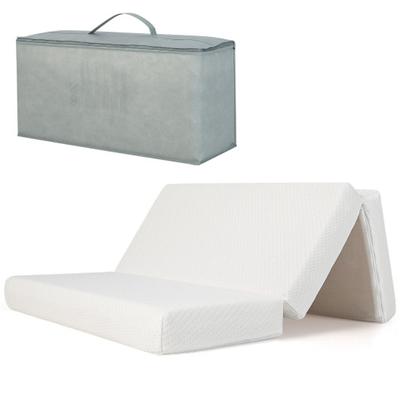 Costway Tri-Fold Pack and Play Mattress with 3 Inc...