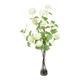 Tige d'hydrangea en illusion d'eau artificielle blanche H78