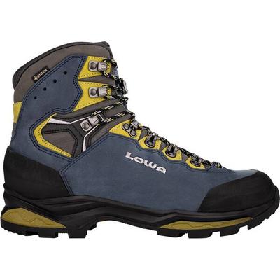 LOWA Herren Trekkingstiefel CAMINO EVO GTX, Größe 46 in STAHLBLAU/KIWI