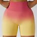 BESTSPR Women s High Waist Yoga Shorts Compression Workout Running Shorts Size S-L