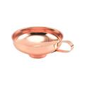 GHOONEY Stainless Steel Canning Funnel Wide Mouth Rose Gold Large Metal Jar Jam Oil Liquid Spice Transfer Funnel with Handle for Bottle Kitchen Tools