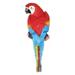 JahyShow Fake Parrot Decor Artificial Parrots for Decoration Resin Lifelike Fake Macaw Tropical Bird Statue for Decorative Garden Outdoor Patio Tree Yard Wall Decor