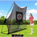 Golf Hitting Net 12x10FT Golf Training Aids Net 10x8x3ft Golf Net with Target and Carry Bag Heavy Duty Indoor Outdoor Backyard Portable Golf Practice Net