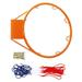 Professional Basketball Hoop Net Mounted Basketball Frame Nets Replacement Basketball Net Replacement Basketball Net for Outdoor Indoor Easy Assembly12.59in Orange