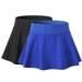 Women s Pleated Tennis Skirt High Waisted Athletic Golf Skorts Skirts for Running Casual Blue L