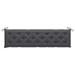 WONISOLI Garden Bench Cushion Anthracite 78.7 x19.7 x2.8 Fabric