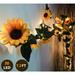 30 LED 10ft Artificial Sunflower Garland String Lights Sunflower Home Decor Battery Powered String Fairy Lights for Indoor Bedroom Wedding Birthday Party Holiday Garden Decor