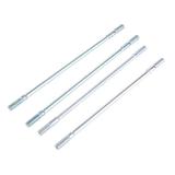 4pcs M7 168mm + 175mm Cylinder Pin Stud for Chinese 50cc-100cc Moped Scooter Thread