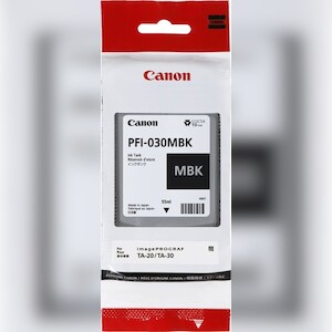 Canon Tinte PFI-030MBK, mattschwarz für IPF TA20 / TA30, Inhalt: 55 ml Image