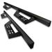 TAC Sniper Running Boards Compatible with 2021-2024 Ford Bronco 4 Door Truck Pickup 4 Drop Fine Texture Black Side Steps Nerf Bars Rock Slider Armor Off-Road Accessories (2pcs)