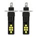 2Pcs H1 Car Led 12V-24V 12Smd Light Bulb 3030 Chipset W5W Bulb194 Led Bulb For Fog Lights White