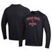 Men's Under Armour Black Texas Tech Red Raiders Soccer All Day Arch Fleece Pullover Sweatshirt