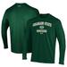 Men's Under Armour Green Colorado State Rams Soccer Arch Over Performance Long Sleeve T-Shirt