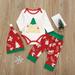 Kayannuo Christmas Hat Back to School Clearance Newborn Infant Baby Girls Christmas Letter Print Romper Tops+Pants+Hat Sets Christmas Gifts