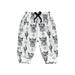 Sunisery Baby Pants Cow Head Print Long Pants Toddler Active Joggers Trousers