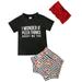 JDEFEG Little Girl Clothes 4T-5T Toddler Girls Summer Set Print Tops Shorts Trousers Set Casual Clothes Outfits 24M Bodysuit Long Sleeve Pant Polyester Spandex Black 80