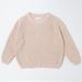 CHGBMOK Clearance Baby Girl Boy Oversized Knit Sweater Crewneck Pullover Sweatshirt Solid Warm Long Sleeve Tops Blouse