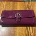 Coach Bags | Coach Soho Patent Buckle Slim Envelope (Plum) | Color: Purple | Size: Os