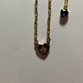 Brandy Melville Jewelry | Brandy Melville/ Pacsun Gold Heart Necklaces, Blue And Gold | Color: Gold | Size: Os