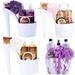 (Lot of 4) Draizee Heel Shoe Spa Gift Set Rose Lavender Coconut Scented and Refreshing LAVENDER Fragrance Bath