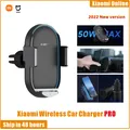 Xiaomi-Chargeur de voiture sans fil Pro 50W Max capteur automatique étirement charge rapide