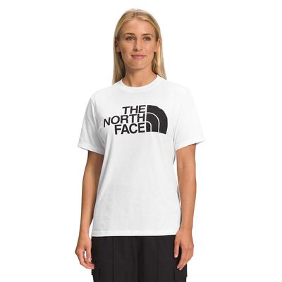 The North Face Women's Short-Sleeved Half Dome Tee (Size S) White-Black, Cotton