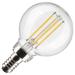 Satco 20519 - 4G16.5/LED/CL/927/120V/E12 S21204 Globe Style Antique Filament LED Light Bulb