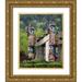 Paulson Don 12x14 Gold Ornate Wood Framed with Double Matting Museum Art Print Titled - USA Washington State Jamestown Totem art PR
