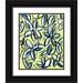 Weiss Jan 26x32 Black Ornate Wood Framed with Double Matting Museum Art Print Titled - Wild Garden Three