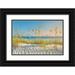 Frates Dennis 32x23 Black Ornate Wood Framed with Double Matting Museum Art Print Titled - I Love the Beach