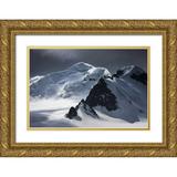 Young Bill 18x13 Gold Ornate Wood Framed with Double Matting Museum Art Print Titled - Antarctica Mountain and glacier landscape