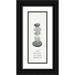 HM Design 14x32 Black Ornate Wood Framed with Double Matting Museum Art Print Titled - Zen Vibes IV-Find Balance
