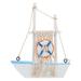 1pc Wooden Sailboat Ornaments Creative Ship Model for Home Room Decoration