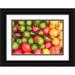 Wilson Emily 32x23 Black Ornate Wood Framed with Double Matting Museum Art Print Titled - Washington State-Vancouver Fresh heirloom tomatoes for sale at a farmers market