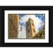 Wilson Emily 24x17 Black Ornate Wood Framed with Double Matting Museum Art Print Titled - Trapani Province-Erice The Torre campanaria del Duomo dellAssunta at the Chiesa Madre