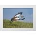 Souders Paul 32x23 White Modern Wood Framed Museum Art Print Titled - Africa-Tanzania-Ngorongoro Conservation Area-Grey Crowned Crane