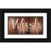 Lewis Sheldon 14x9 Black Ornate Wood Framed with Double Matting Museum Art Print Titled - Wash Your Hands