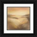 Alpenglow Workshop 12x12 Black Ornate Wood Framed with Double Matting Museum Art Print Titled - Ocean of Sand