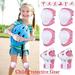 Kids Protective Gear Set Knee Pads For Kids 2-8 Years Toddler Knee And Elbow Pads With Wrist Guards For Skating Cycling Bike Rollerblading Scooter