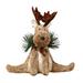 Decorative Sitting Elk Doll Festive Elk Table Decor Christmas Elk Dolls