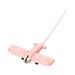 4 USB 2.0 1 to 4 Creative Airplane Design Multi-function Charger Converter Extension Line Expansion Multi-port HUB Hub (Pink)